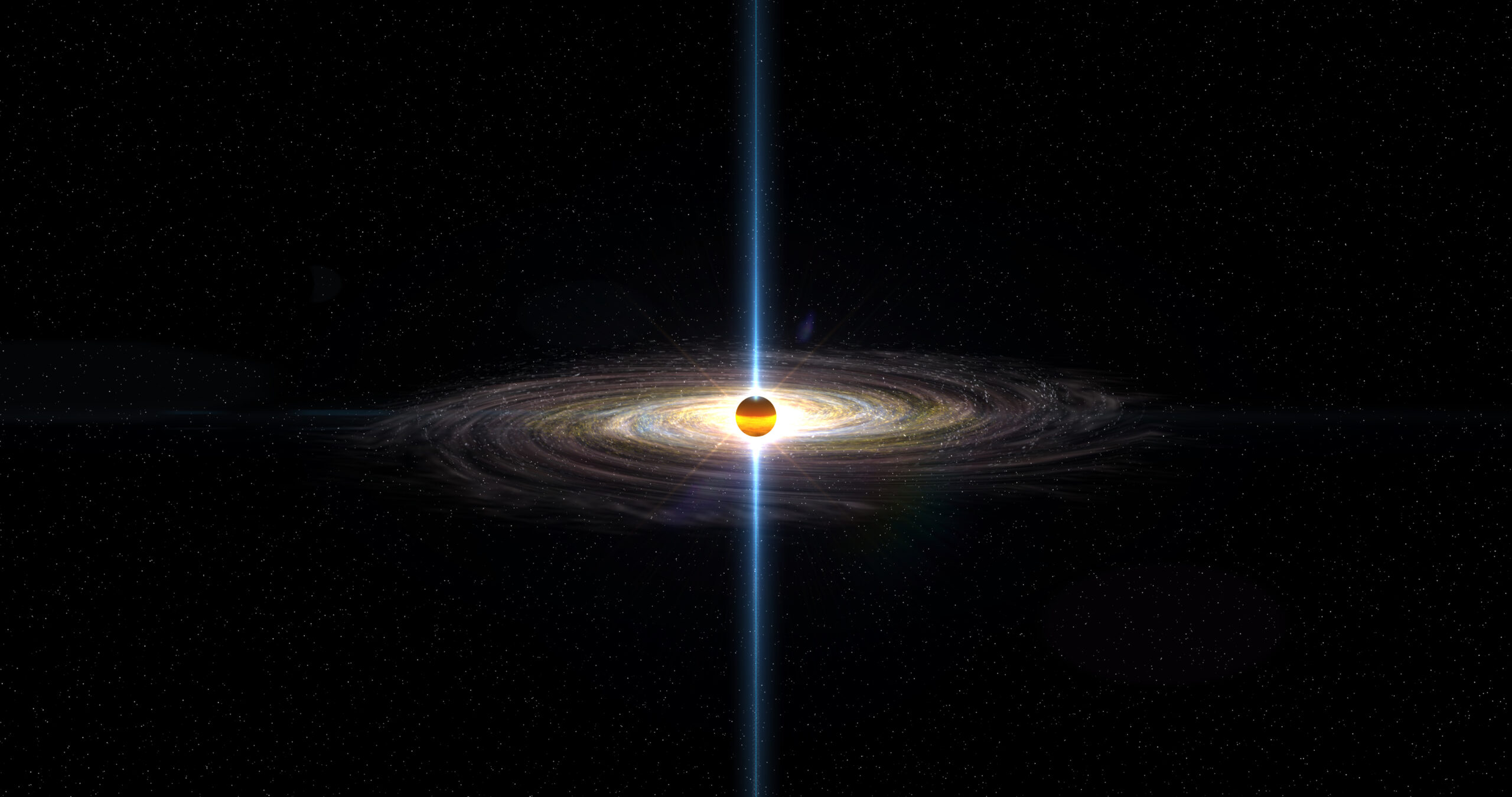 Image for article: Astronomers liken gamma-ray bursts to lighthouse beams